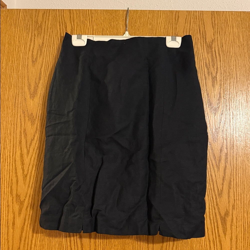 Norton McNaughton Classic Black Pencil Skirt
